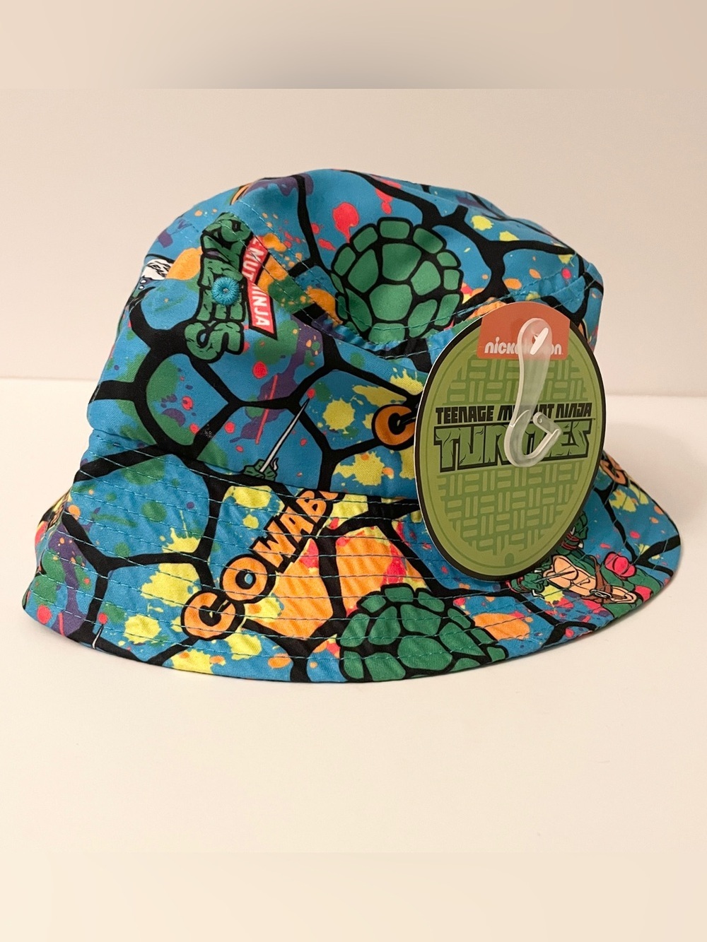 Bioworld Nickelodeon TMNT Teenage Mutant Ninja Turtles Bucket Hat Cowabunga NWT